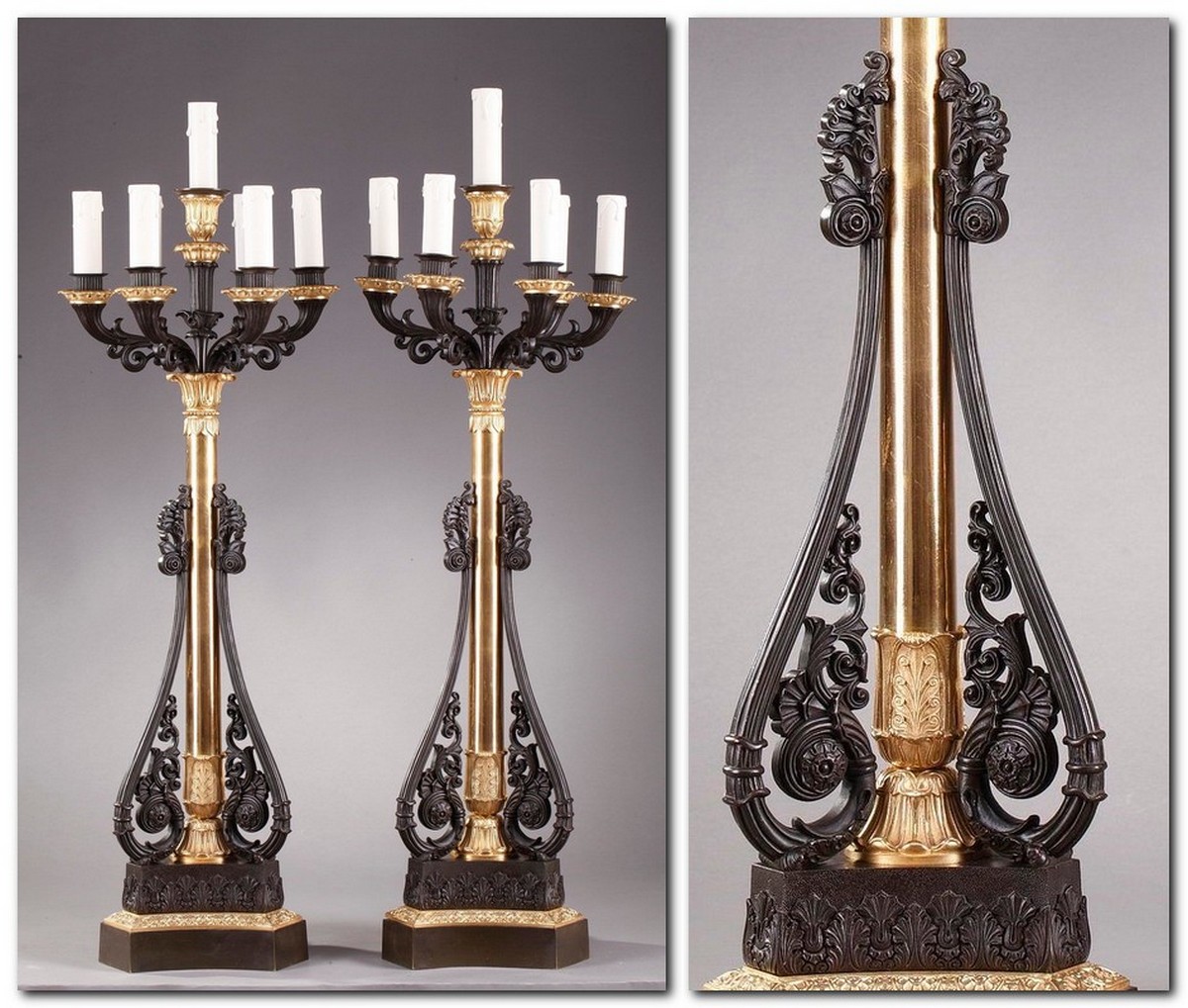 Подсвечник, стиль Луи Филипп