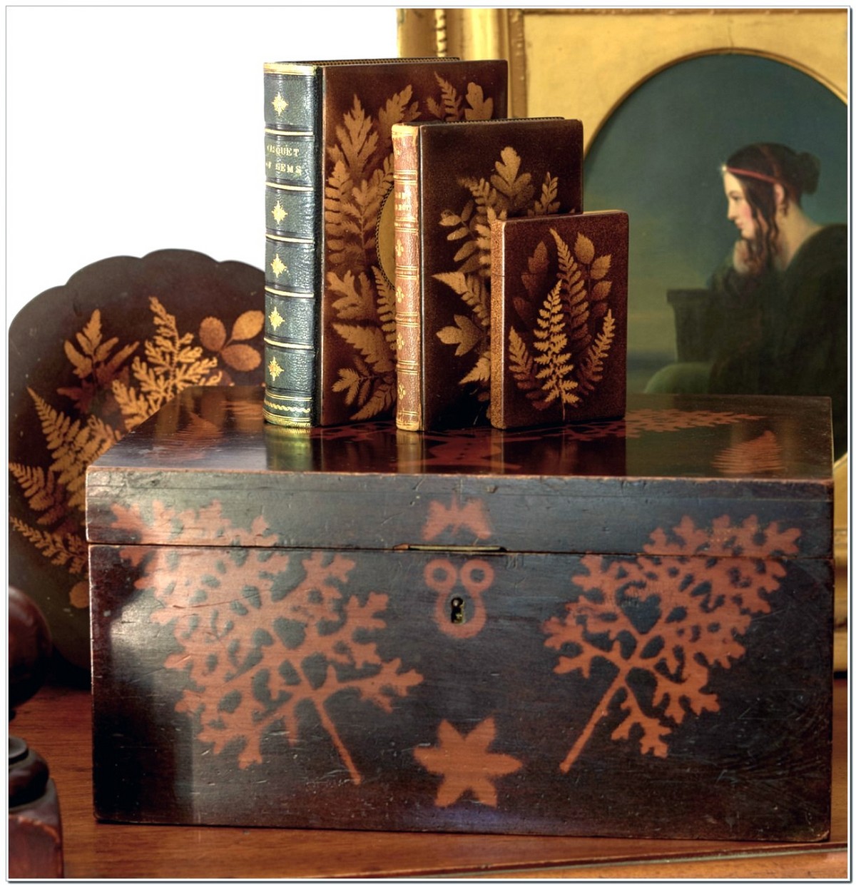 Орнамент в викторианском стиле - мотив папоротника