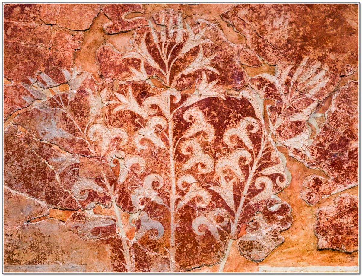 Орнамент минойской цивилизации. Фреска.